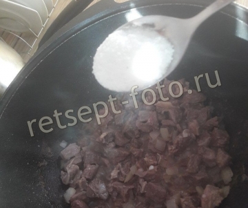 Гречка с говядиной в казане