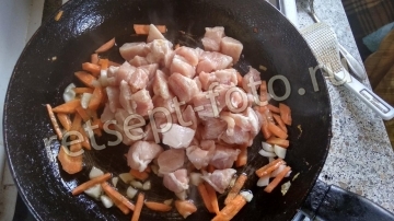 Гречка с лесными грибами и мясом