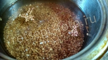 Гречка с лесными грибами и мясом