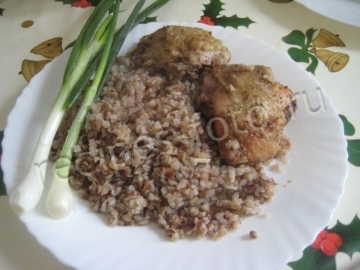 Гречка с мясом в духовке