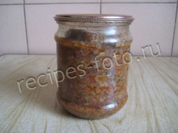 Грибная икра на зиму с помидорами и чесноком через мясорубку