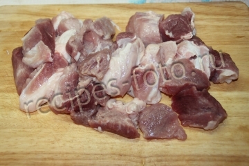 Густой картофельный суп с мясом