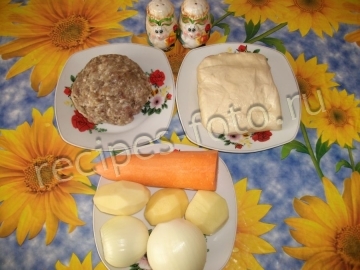 Ханум с мясом и картошкой