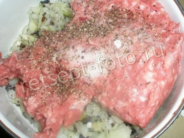 Ханум с мясом, картошкой и морковью. Тесто с яйцом