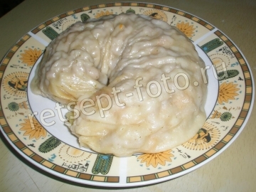 Ханум с мясом, картошкой и морковью. Тесто с яйцом