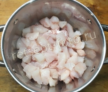 Хе из рыбы с морковью и луком (из судака)