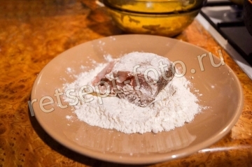 Хек в сырном кляре