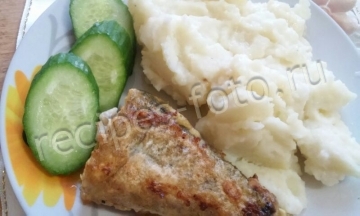 Хек жаренный в кляре на сковороде