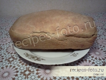 Хлеб домашний ржано-пшеничный в духовке