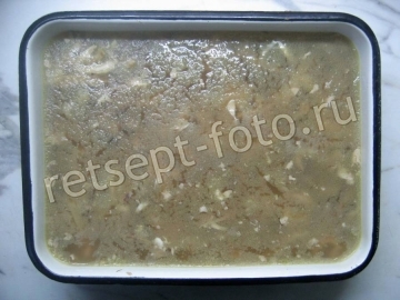 Холодец из говяжьей голяшки, курицы и индейки