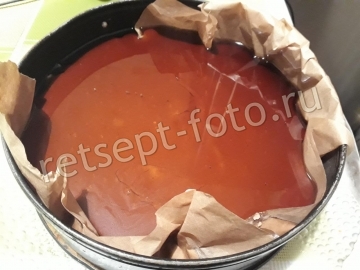 Холодный шоколадный чизкейк из творога с кленовым сиропом