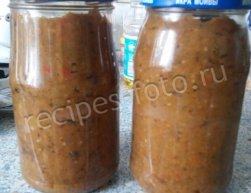 Икра баклажанная на зиму через мясорубку
