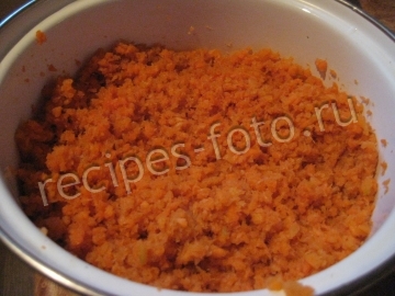 Икра из моркови и лука с помидорами через мясорубку на зиму