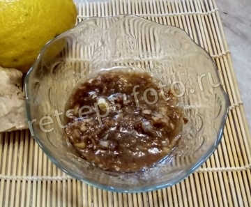 Имбирный соус к мясу и рыбе