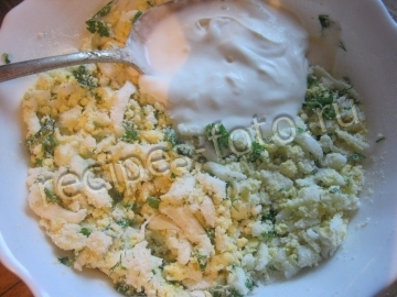 Яичные котлеты с манкой и зеленью