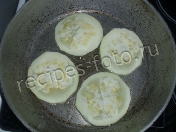 Кабачки с чесноком и майонезом жаренные без муки