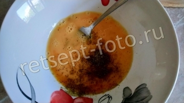 Кабачки в кунжуте, льне и чиа с сыром