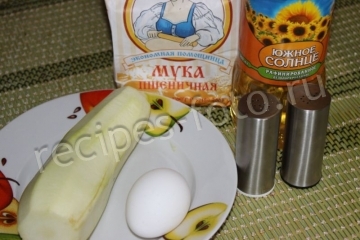 Кабачки жареные в кляре с яйцом