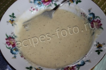 Кабачки жареные в кляре с яйцом