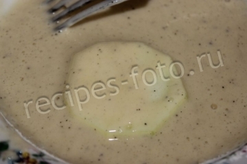 Кабачки жареные в кляре с яйцом