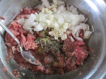 Кабачковые оладьи с фаршем