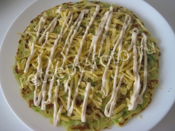 Кабачковый торт с сыром