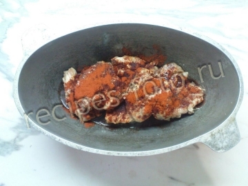 Кабардинская курица в сметане
