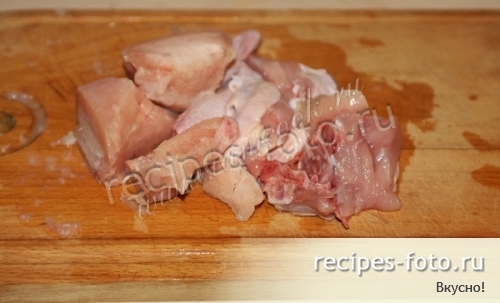 Суп харчо из курицы с рисом