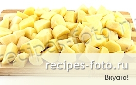 Картошка с мясом в мультиварке