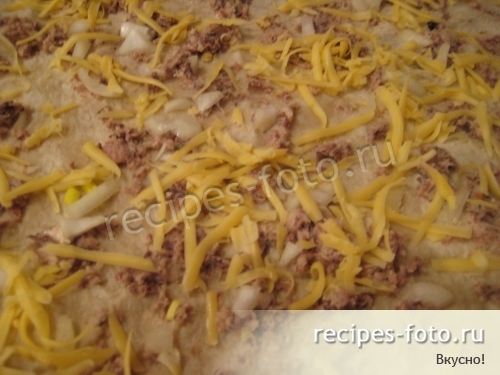 Лаваш с начинкой из рыбных консервов