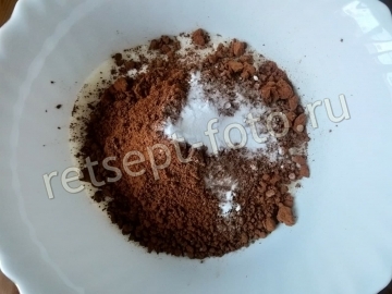 Капкейки Брауни с кремом Чиз