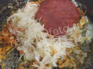 Капустняк с квашеной капустой и пшеном