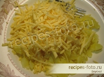 Картофель с начинкой запеченный в духовке в мундире