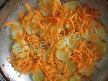 Картофельная запеканка с сыром без мяса