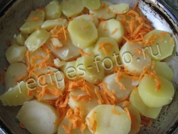 Картофельная запеканка с сыром без мяса