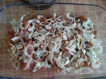 Картофельная запеканка с курицей и сыром