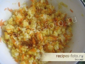 Картофельные котлеты с рисом