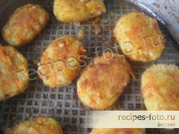 Картофельные котлеты с рисом