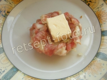 Картофельные колобки с фаршем