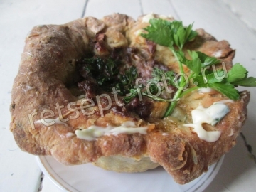 Картофельные корзиночки с фаршем