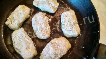 Картофельные зразы с зеленым луком и чесноком