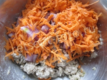 Картофельный пирог с рыбой из сырого картофеля