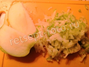 Картофельный салат с яблоком