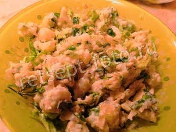 Картофельный салат с яблоком