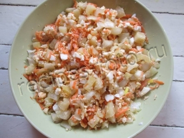 Картофельный салат с яйцом