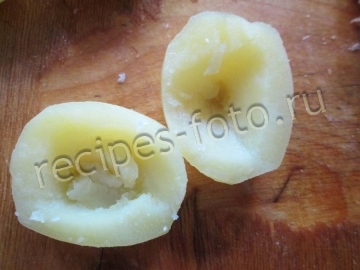 Картошка фаршированная мясом