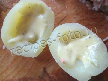 Картошка фаршированная мясом