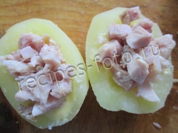 Картошка фаршированная мясом