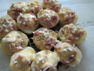 Картошка фаршированная мясом