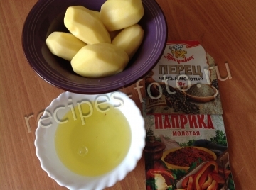 Картошка фри в духовке с яичным белком